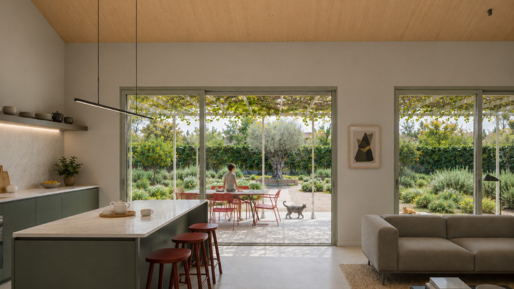 Cocina exclusiva con carpinterías de altas prestaciones