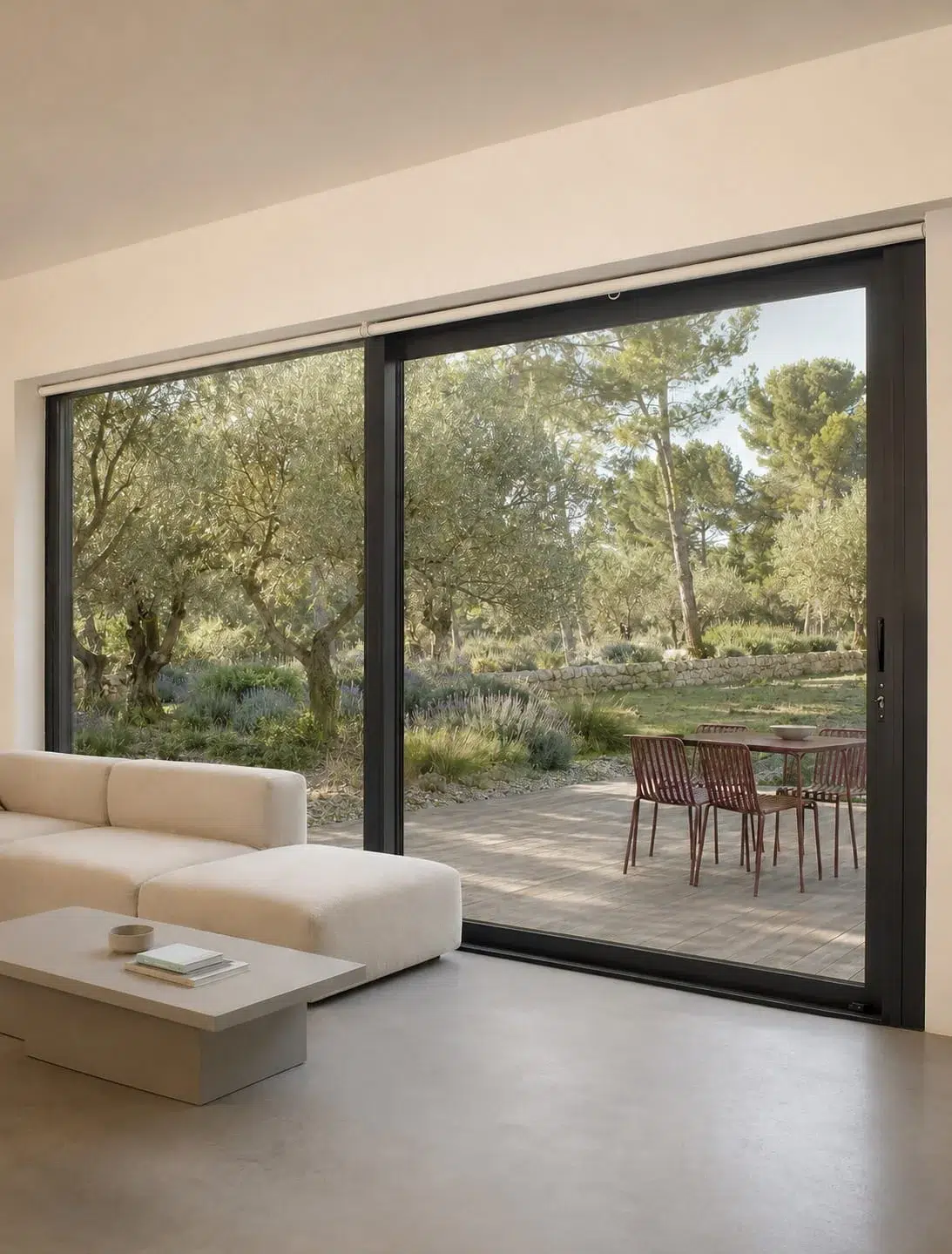 Detalle de corredera elevable K·LINE