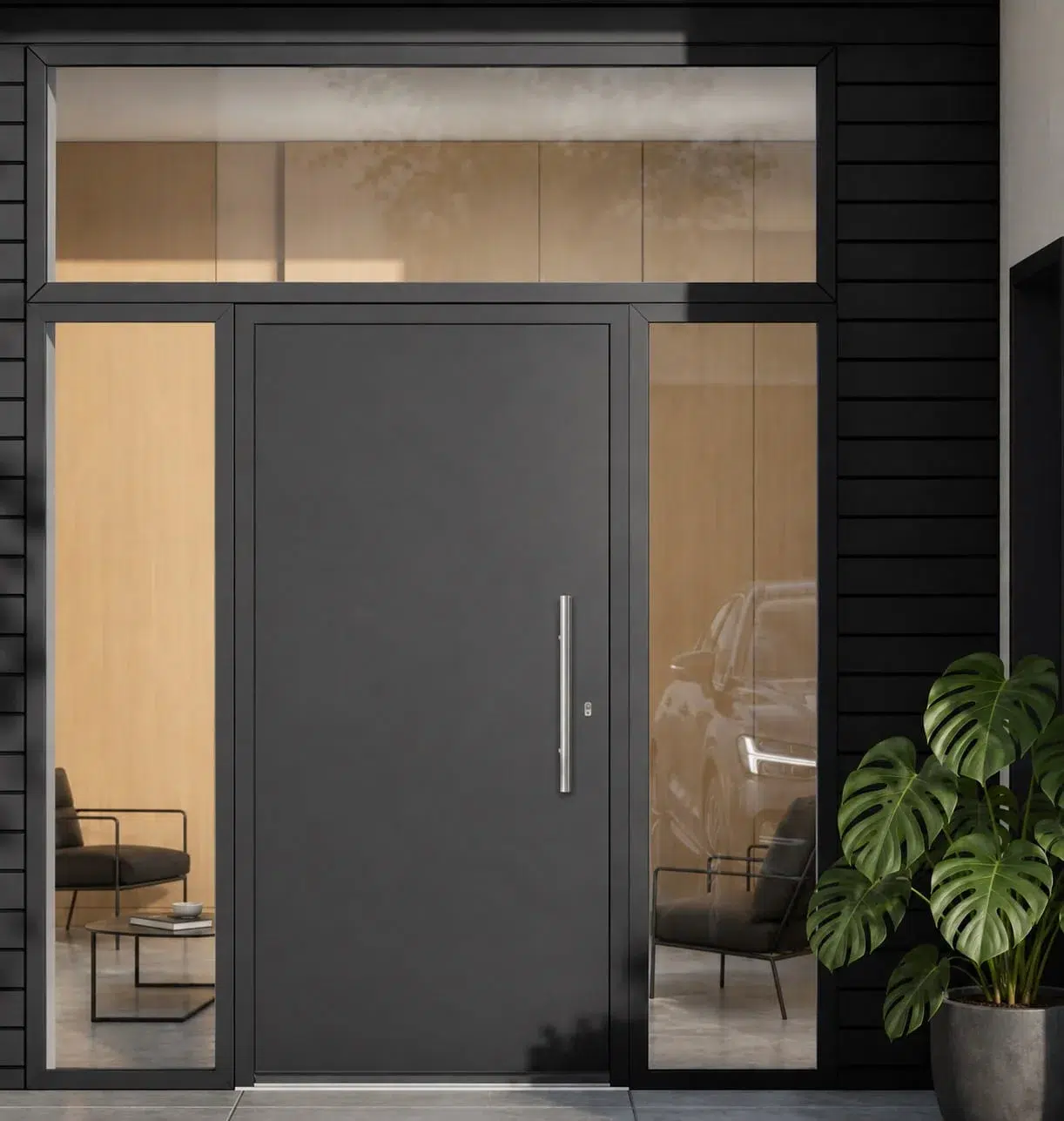 Detalle de puerta Steel K·LINE